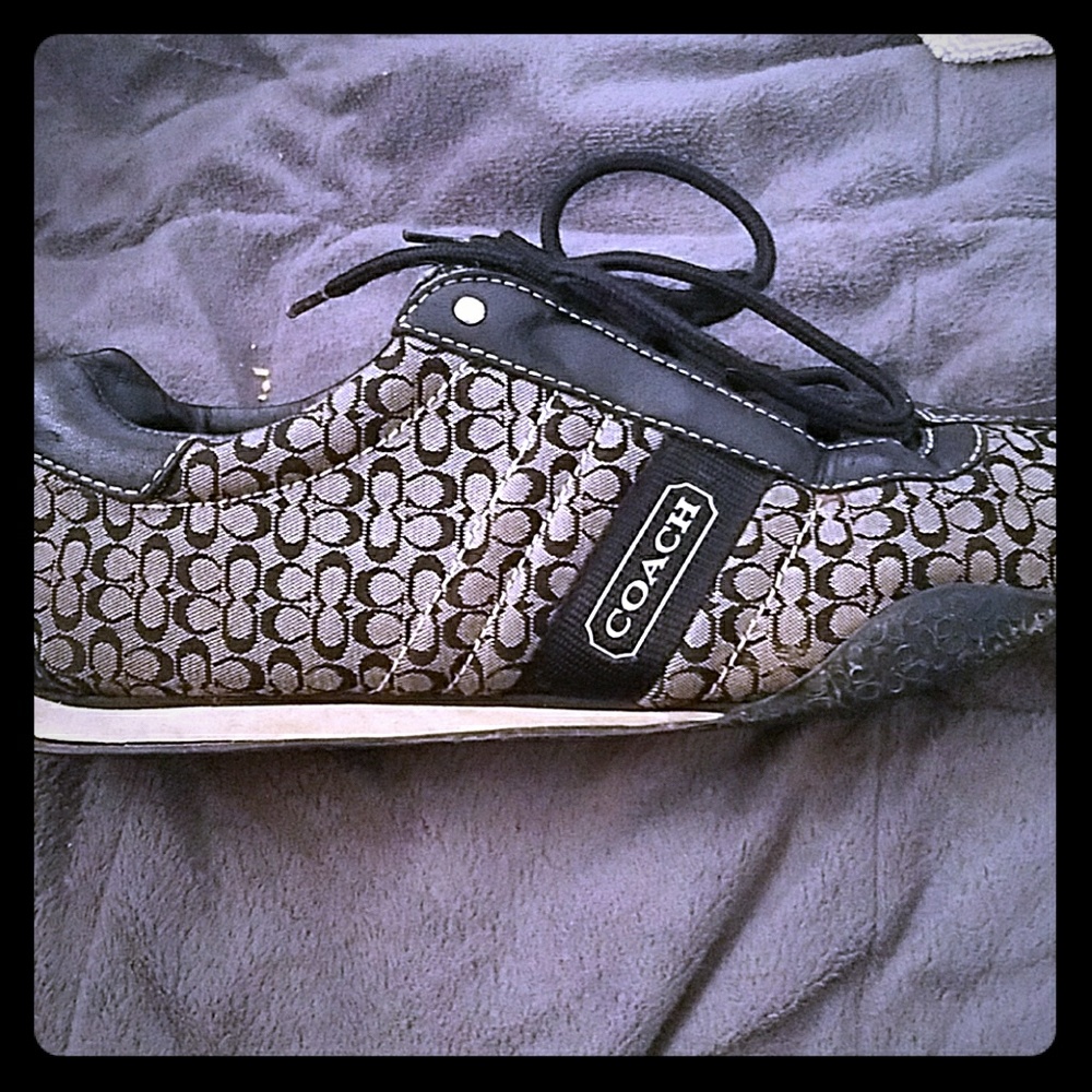 Coach sneakers rarely used